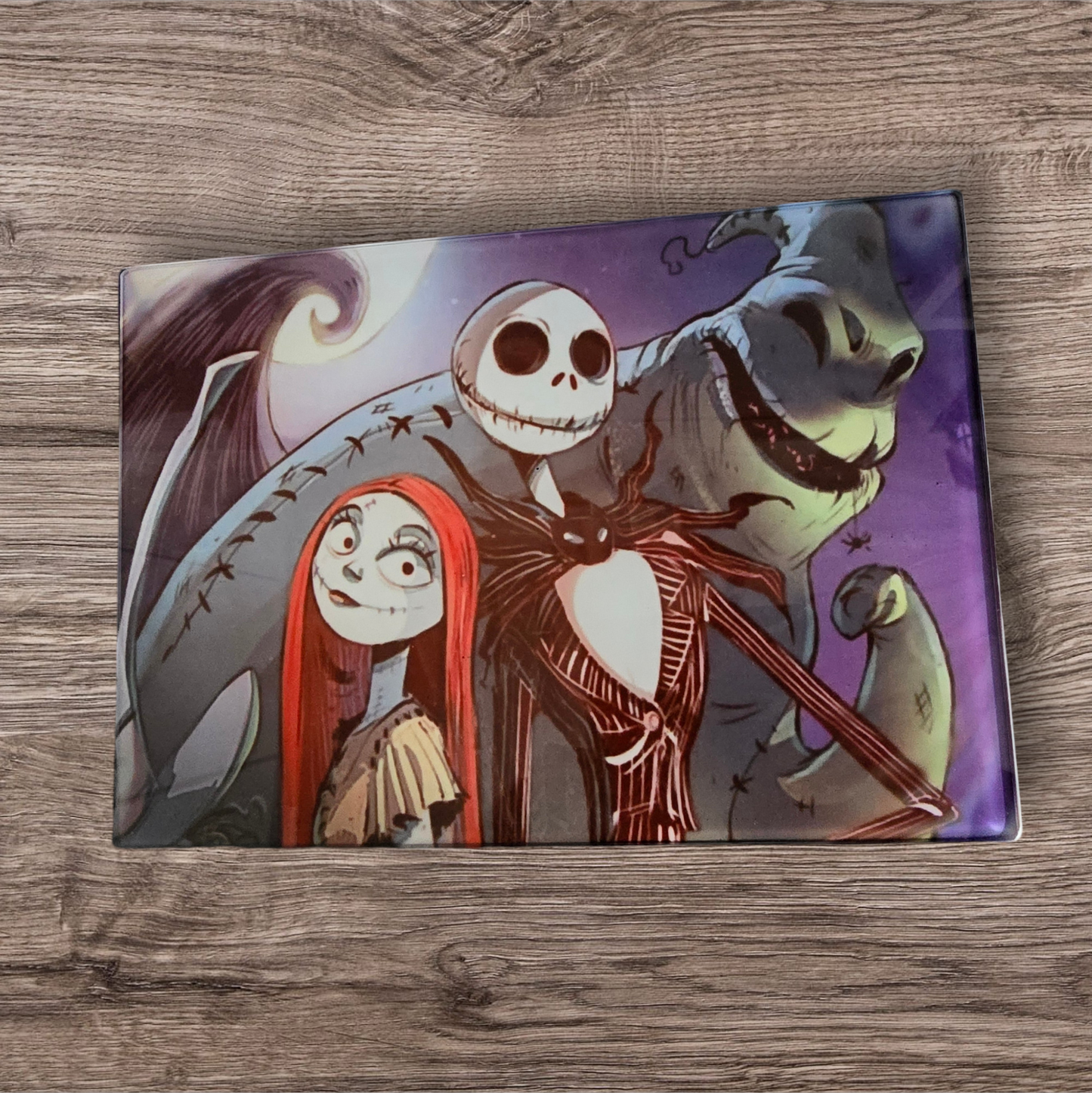 Handmade Personalised Glass Chopping Board
