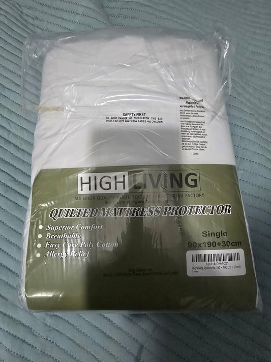 Single mattress protector