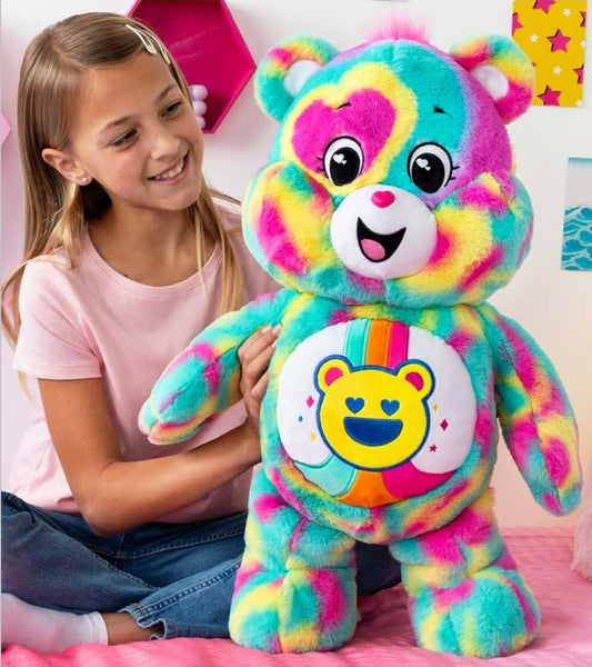 CARE BEARS 60CM JUMBO PLUSH - GOOD VIBES BEAR