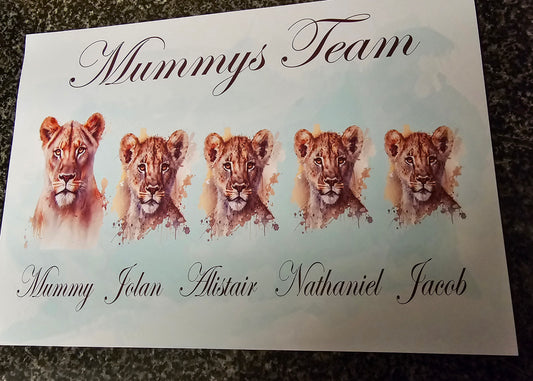 Handmade Personalised prints