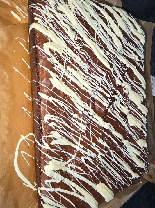 Brownie tray cream egg